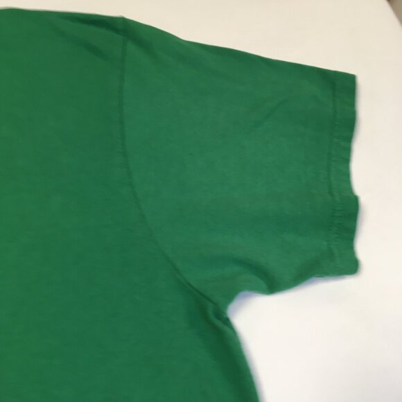 Mens 2XL Vintage Early 2000s Green Nike Tee With Embroidered Swoosh - Picture 5 of 10